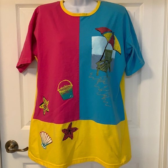 🔴 SOLD Vintage Afiva Design Beachy Fun Shirt - Picture 16 of 16